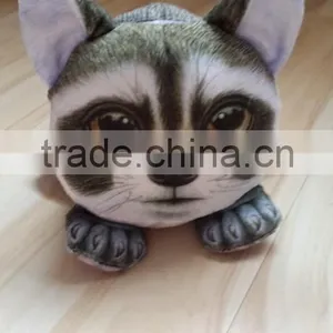 3 D Plush Racoon Cellphone Seat Plush Toy Racoon Mobile Phone Holder Plush Animal Racoonshaped Mobile Seat Holder thumbnail-1