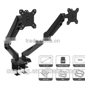 Dual Side-by Side Monitor Bracke Tmonitor Mountdesk Mount thumbnail-5