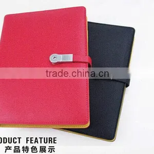 A5 Customized Leather Journal With Usb thumbnail-1