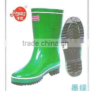 Rubber Boots Blackish Green thumbnail-1