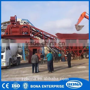 Mini Construction Equipment Movable Beton Batching Plant thumbnail-1