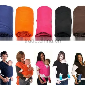 OEM Comfortable Baby Wrap Carrier Baby Sling Carrier Wrap Great for Discrete Easy Breastfeeding thumbnail-2