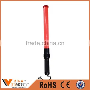 Police Traffic Flashlight Baton Rechargeable Plastic Hand Baton LED Torch Light Baton thumbnail-1