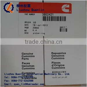 SP107380 PISTON RING 6BT5.9 3802421 CHINA C 6BT5.9 ENGINGE SPARE PARTS thumbnail-2