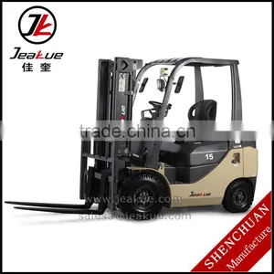 China Best Choice AC Four Wheel 1 Ton Electric Forklift for Sale thumbnail-1