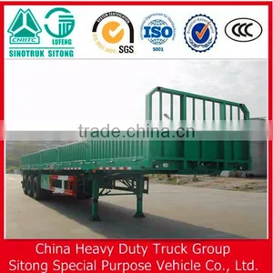 Tri-Axle 40ft Side Wall Loader Trailer for Cargo Transport thumbnail-1