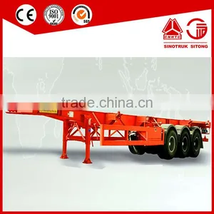 2 Axle 8 Twist Locks 20ft Container Trailer thumbnail-4