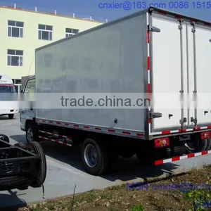 Coated Steel Frigo Cargo Van Truck Body Mobile Cooking Trailer thumbnail-2
