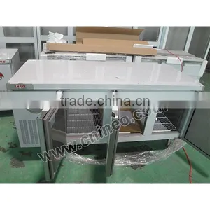304 Stainless Steel Restaurant Kitchen Chest Freezers Sale/Freezer On Wheels/Commercial Kitchen Freezer thumbnail-4