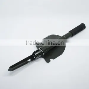 65Mn Carbon Steel Folding Shovel Multifunction Folding Shovel High Quality Foldable Shovel for Camping thumbnail-4