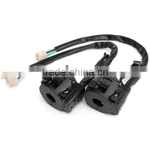 Top Selling Design Universal 12V Motorcycle 7/8'' Handlebar Horn Turn Signal Electrical Start Button Switch Black Best Promotion thumbnail-1