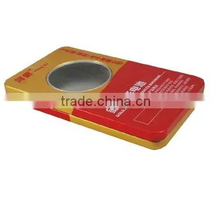 Chinese Factory Sell Tinplate Box With PVC Window(R208) thumbnail-1