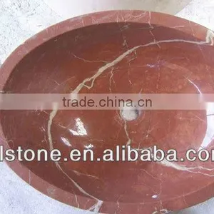 Rojo Alicante Red Marble Sink,natural Stone,marble ,granite Wash Basin Sink thumbnail-1