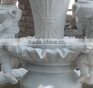 Angel Carved Stone Fountain for Outdoor thumbnail-3