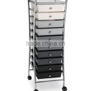 Vivinature 12 Drawer Chrome Studio Organizer Cart thumbnail-1