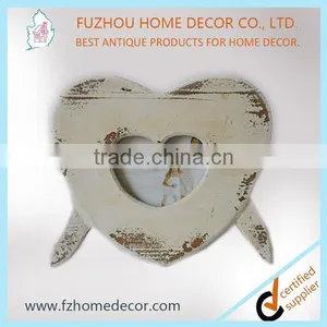 Heart Shape Bed Photo Frame With or Without Mat thumbnail-1