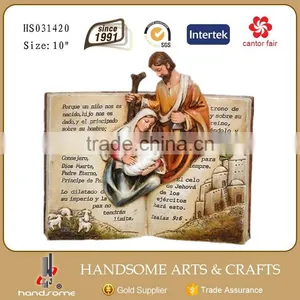 7.5 Inch Resin Home Decor Religious Items Hand Holy Family Statues thumbnail-4