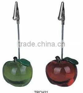 Apple Shape Memo Clip/name Card Holder thumbnail-1