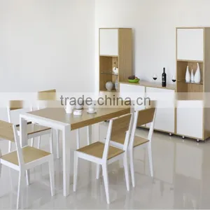 Home Furniture Dining Room Table Furniture With 4 Pcs Chair Made in China thumbnail-1