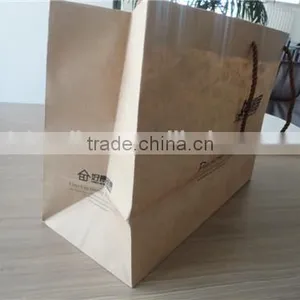 Custom Design Paper Bag With Different Handle Types of Kraft Thread Paper thumbnail-1
