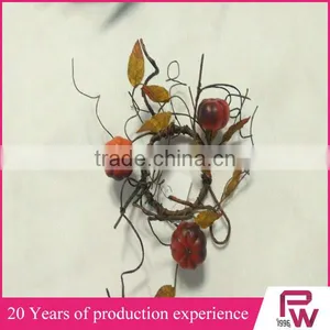Natural Material Winter Festival Decorative Candle Ring Wreaths Decorative Wreath thumbnail-4