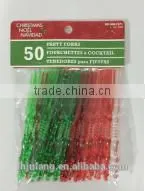 Useful Plastic 50pcs Cake Forks Set/ Plastic Cake Friut Forks thumbnail-2