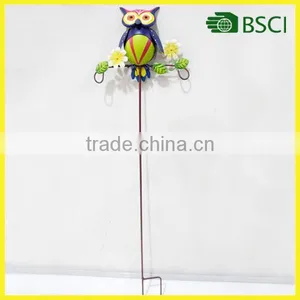 Cute Metal Garden Stick With Owl for Garden Ornament thumbnail-1