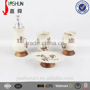 Flower Bottleneck Ceramic Modern Decorating Home Accessories Bathroom Accessories thumbnail-1