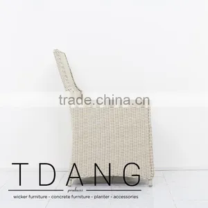 Orleans Wicker Dining Chair - Outdoor Vietnam Furniture - Poly Rattan Material thumbnail-3