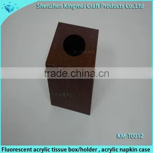 Fluorescent Special Acrylic Square Tissue Box thumbnail-1