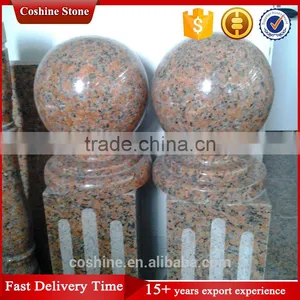 China Samkie Red Granite Stop Sign on School Bus Stop Stone thumbnail-1
