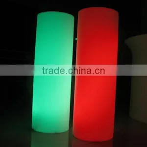 Led Full Color Rotating Cylinder Shaped Floor Lamp thumbnail-1