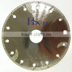 Electroplated Diamond Saw Blades /Electroplated Diamond Cutting Blade With Key Slots thumbnail-1