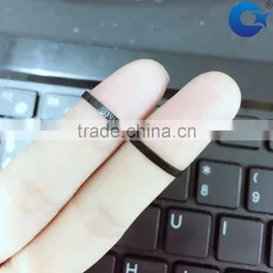 Black Hair Elastics Hair Bands thumbnail-2