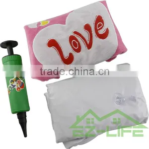 2017 Folding Portable Shoe Changing Inflatable Sofa Ottoman thumbnail-2