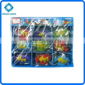 36PC Eraser Promotional Rubber Animal Eraser Fish Shape Eraser thumbnail-1