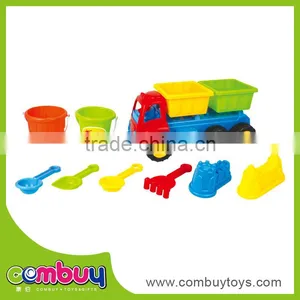 Children Summer Sand Play Set Plastic Wheels for Beach Cart thumbnail-1