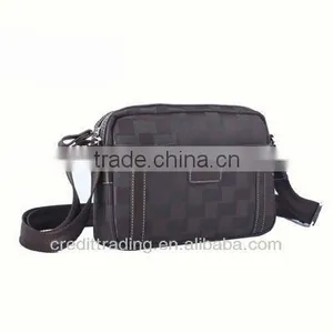 Good Quality Mens PU Leather Briefcase With Checks thumbnail-1