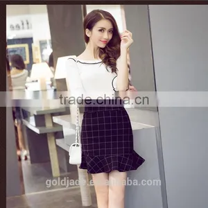 2016 Wholesale The New Summer Special Sweet Flounce Skirt Package Hip Bust Sexy Tight Skirt For Ladies thumbnail-3