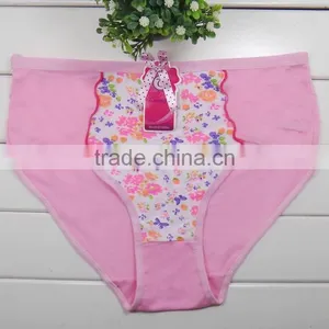 2015 New Design Hot Sale Sexy Lady Big Size Panty 100% Polyester Panties thumbnail-3