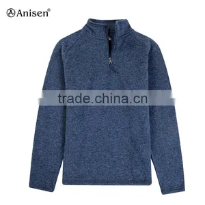 Wholesale 100 Polyester Sweaterfleece Men Custom Jacket thumbnail-1