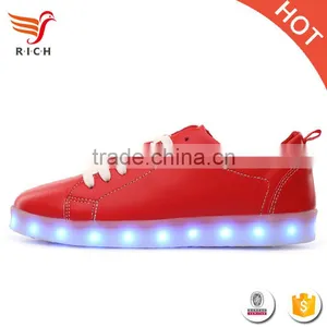 HFR-JS14 New Style USB Charge Adults Led Shoes Men Lights Flashing Sports Shoes thumbnail-1