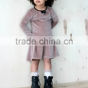 New Arrive Cute 3 Year Old Velvet Fabric Childern Wear Girl Dress thumbnail-2