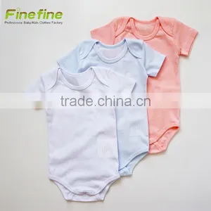 Eco Friendly Baby Clothes Cartoons Organic Baby Romper With Short Sleeve thumbnail-1