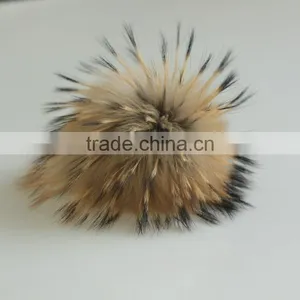 Hot Sales Genuine Raccoon Fur Pom Poms Fur Balls DIY for Children Knitted Cap Gloves Keychain Beanies Jewelry Accessories thumbnail-6