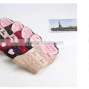 Vestitiy 2016 Merry Christmas 3D Cartoon Christmas Antibacterial Socks Women Cotton Socks Floor Good Christmas Gift Aug 25 thumbnail-6