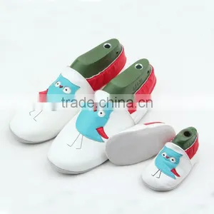Family Indoor Shoes Wholesle Soft Leather Slipper thumbnail-2
