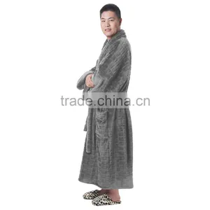 Good Quality Couples Mens Microfiber Bathrobe thumbnail-2