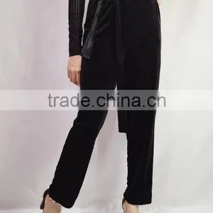 4665 Runwaylover High Waist Sexy New Design Velvet Sexy Pant thumbnail-3