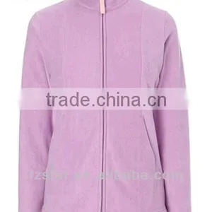 Pink Micro Fleece Coat for Women PQ220 thumbnail-1
